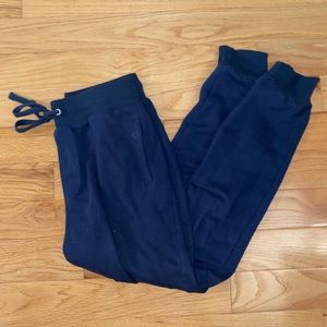 Loose fitting blue joggers